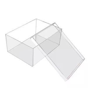 Tùy chỉnh bán buôn rõ ràng Acrylic Hộp đám cưới hiển thị + Lưu trữ Quà Tặng | Stackable Nắp container - Product Image 3