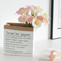Künstliche PU Calla-Lilie 60cm Kunstblumenstiel für Hochzeit, Heim und Hotel Dekoration