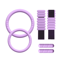 Haltères de musculation en silicone pour Yoga Pilates avec logo personnalisé