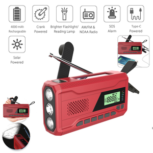 <span class=keywords><strong>Radio</strong></span> Darurat Putar Manual FM AM WB NOAA dengan Power Bank 4500mAh, <span class=keywords><strong>Radio</strong></span> Bertenaga Tangan untuk Bertahan Hidup di Luar Ruangan - Product Image 3