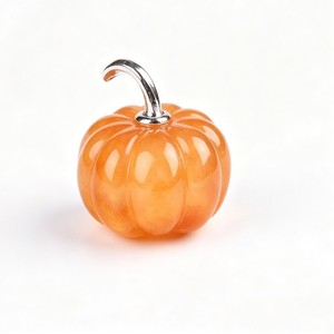 Venta al por mayor de mini estatuas de calabaza de cristal natural mixto, calabazas de piedras preciosas talladas a mano para colección de cristales y adorno de escritorio. - Product Image 4