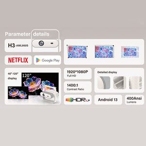 H3 Home Mini Handige <span class=keywords><strong>Projector</strong></span> Full Hd 1080P <span class=keywords><strong>Projector</strong></span> <span class=keywords><strong>Android</strong></span> 13 <span class=keywords><strong>Projector</strong></span> 1920X1080P Home Video <span class=keywords><strong>Android</strong></span> <span class=keywords><strong>Projector</strong></span> - Product Image 3