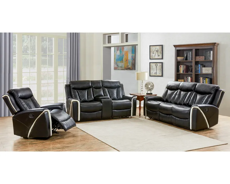 New contemporary office leather recliner sofa sets customization living room furniture sofa multiple colors