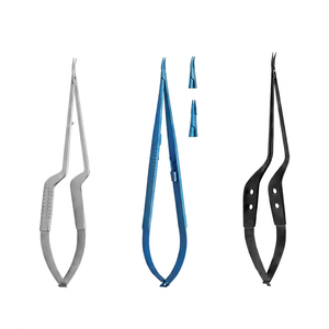Ensemble d'instruments de chirurgie générale en acier inoxydable Health Bay, micro-pinces et ciseaux à baïonnette, autoclavables, certifiés CE - Product Image 1