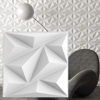 Panneaux muraux décoratifs en PVC 3D effet diamant, vente en gros, meilleur prix pour la maison et l'hôtel