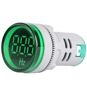 Fréquencemètre numérique ST16HZ 20-75Hz 22mm, affichage LED simple, fréquencemètre Hertz, type rond, alimentation 80-500VAC, indicateur Z35 - Product Image 3