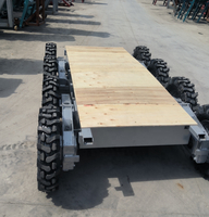 Quad tout-terrain agricole électrique 8 roues motrices avec CAN Bus RS485 et pilote ROS2 disponible