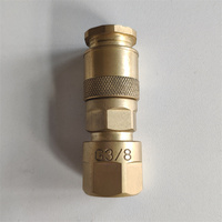 Raccord rapide pour gaz combustible, usiné CNC, pour chauffage puissant, de grande usine, à prix compétitif, pour tuyau de 1/2 pouce, classe 70 mm de longueur, fabriqué en Chine