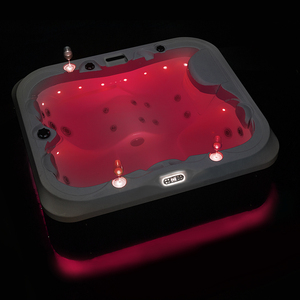 Modernes Design 3-Personen Hydro-Whirlpool Massage Umweltfreundlicher Acryl-Whirlpool Tragbarer Outdoor-Rechteck-<span class=keywords><strong>Spa</strong></span> LED-Beleuchtung Luftdüsen - Product Image 1