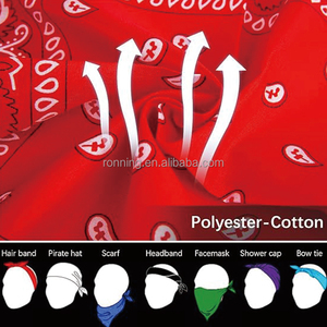 Bandanas personnalisées 2026 pour femmes et hommes, logo personnalisé, imprimé paisley en couleur, 22x22 pouces, bandana en soie et coton, <span class=keywords><strong>foulard</strong></span> pour le <span class=keywords><strong>cou</strong></span> - Product Image 3
