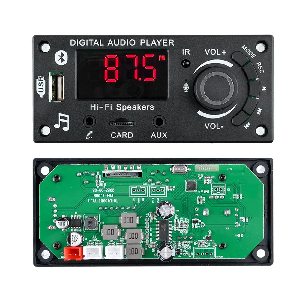 2 x 50w bluetooth audio amplifier board mp3 player
