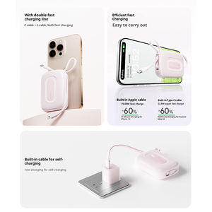 Vente <span class=keywords><strong>en</strong></span> gros d'usine, batterie externe portable de grande capacité 20000 mAh, charge rapide 22,5 W, double USB pour iPhone 16 - Product Image 3