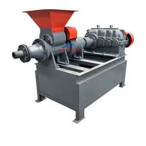 Máquina extrusora de varilla de carbón de briquetas ovaladas, máquina de fabricación de prensa de bolas de coque hidráulica Simple de China