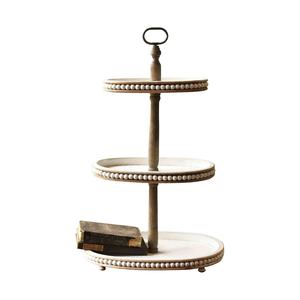 Nuevo Soporte de Servicio Escalonado Rústico Dorado de Metal <span class=keywords><strong>para</strong></span> Cupcakes, Bandeja Escalonada de Metal <span class=keywords><strong>para</strong></span> Cocina, Sala de Estar, Joyería - Product Image 5