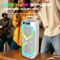 Altavoz de Karaoke de Alta Potencia, Ampliación para Escenarios de Iglesias Grandes, Fiestas Familiares al Aire Libre, TV, Cine en Casa, Altavoz BT para Computadora