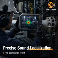Cámara de Imagen Acústica Portátil, Detector de Fugas por Localización de Sonido ENSENMAX ACOUSEN 100, Diagnóstico de Fallas Industriales, Aire Comprimido