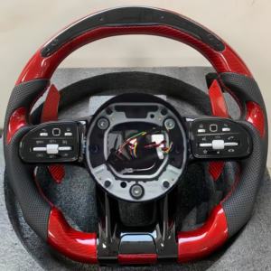 Volant en fibre de carbone LED adapté à <span class=keywords><strong>Mercedes</strong></span> Benz GTR GT C63 A45 S63 S65 G500 G63 E63 GLE63 GLC63 GLA45 GT63 W205 W222 W213 - Product Image 6
