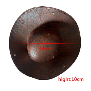 Sombrero Tricornio de <span class=keywords><strong>Piratas</strong></span> <span class=keywords><strong>del</strong></span> <span class=keywords><strong>Caribe</strong></span>, Color Marrón, en Oferta, para Decoración de Fiestas Temáticas de <span class=keywords><strong>Piratas</strong></span> - Product Image 2