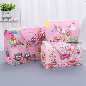 Boîtes Cadeaux <span class=keywords><strong>Licorne</strong></span> Chouette Sirène Bébé Pleine Lune Bonbons et Boîtes Cadeaux Anniversaire avec Sac d'Emballage - Product Image 3
