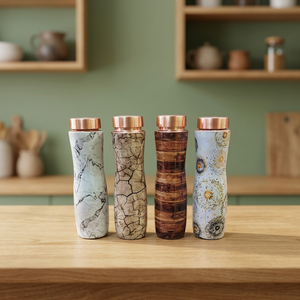 Custom Flower Design Print Eco-Friendly Metal Water Bottle Screw-On Lid Reusable Travel Bottles for Adults Dishwasher Safe Gift - Product Image 3
