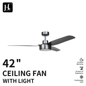 <b>Modern</b> 42-Inch 52-inch LED <b>Ceiling</b> <b>Fan</b> <b>with</b> <b>Light</b> Home Decorative Dimmable Smart Feature 3 Colors Remote Control Switch - Product Image 2