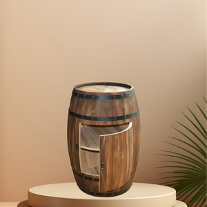 Armoire de présentation pour bouteilles de <span class=keywords><strong>vin</strong></span> en bois de chêne vintage, meuble de salon en bois massif thermostaté pour usage domestique - Product Image 2