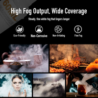 LENSGO Smoke s Machine à fumée portable à effets spéciaux et liquide de fumée dédié pour la photographie en extérieur