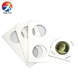 2x2 Karton Viertel größe Münz umschläge 2x2 Papier halter Protektoren quadratischer Karton Münz halter