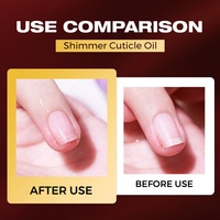 JTING Nouvelle Arrivée Huile à Cuticules Scintillante 9 Couleurs, Boîte Extérieure Personnalisée, Sans TPO, Sans HEMA, OEM ODM, Huile à Cuticules Cadeau pour Ongles