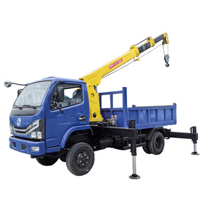 Grue télescopique droite Dongfeng 4x4 de 6 à 8 tonnes à faible consommation - Product Image 1