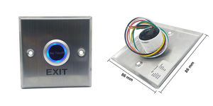 12V NC/NO/COM アクセス制御システム用金属プッシュスイッチ ドアリリース出口ボタン - Product Image 6
