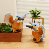 Jouet en Peluche pour Enfant Animal Zoo Animal en Peluche Kingfisher Simulation Cadeau de Fête pour Enfants Jouet Animal Kingfisher Réaliste et Doux