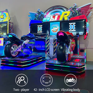 <span class=keywords><strong>Simulador</strong></span> de Carreras Arcade que Funciona con Monedas, Consola de Juegos de Motocicletas para Dos Jugadores, Máquina de Juegos de Carreras Arcade, Máquina de Conducción de Entretenimiento - Product Image 3