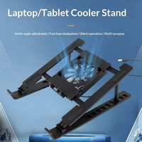 Support de refroidissement pliable pour ordinateur portable avec ventilateur USB silencieux et réglable pour tablette – Vente en gros