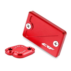 1 Par de Tapas del Depósito del Cilindro Maestro de Freno Delantero y Trasero Compatibles con Honda CRF250L Rally CRF 250L <span class=keywords><strong>2023</strong></span> <span class=keywords><strong>CRF300L</strong></span> Rally CRF 300L 2024 - Product Image 1