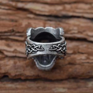 Nouveau Design Norse Berserker Viking Bear Berserk Warrior <span class=keywords><strong>Ring</strong></span> Anneaux de guerre - Product Image 6