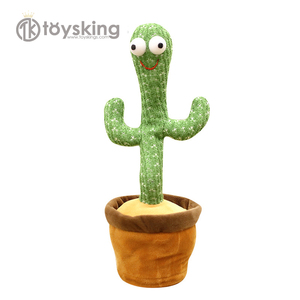Cactus Bailarín y Cantante, Juguete <span class=keywords><strong>de</strong></span> Peluche Electrónico Personalizado <span class=keywords><strong>de</strong></span> Fábrica China - Product Image 1