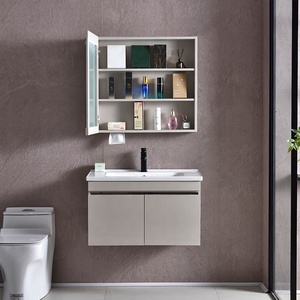 Mueble de <span class=keywords><strong>Baño</strong></span> Rectangular de Madera Maciza <span class=keywords><strong>para</strong></span> Montar en la Pared con Lavabo de Cerámica <span class=keywords><strong>para</strong></span> Hotel, en Oferta, Muebles de <span class=keywords><strong>Baño</strong></span> Económicos - Product Image 3