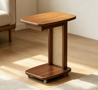 Table console mobile moderne pour salon, table d'appoint pour canapé, bois écologique fait main, design haut de gamme pour petits appartements