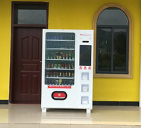 Distributeurs automatiques de boissons et de snacks avec casier, certifiés CE, ISO9001 et CB