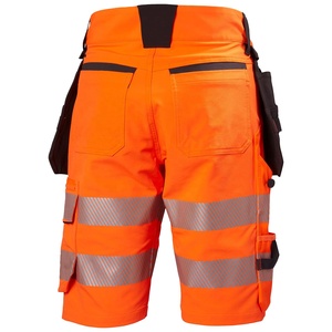 Shorts de sécurité haute visibilité pour hommes, réfléchissants, pour travaux de construction, travaux routiers, vêtements de travail industriels, légers, multi-poches - Product Image 4