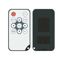 Mini-télécommande IR programmable 433 MHz à 11 touches, blanche, pour module électronique de projecteur, prise en charge de la personnalisation