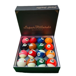 Billes de billard Super Billiards 57,2 mm en résine, jeu de billard américain - Product Image 5