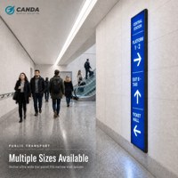 Écran LCD Barre Allongée Haute Luminosité à Cadre Fin pour Affichage Numérique en Hôpital et à l'Aéroport
