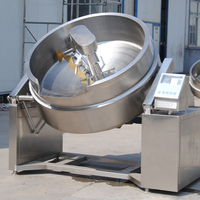 Cuisinière automatique commerciale Offre Spéciale bouilloire chemisée de chauffage électrique de vapeur de gaz avec le mélangeur