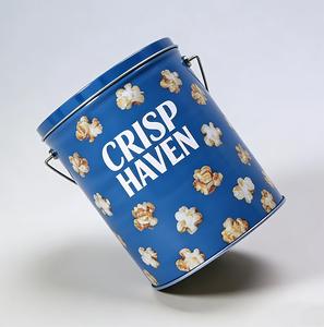 Lata de <span class=keywords><strong>Palomitas</strong></span> de Maíz Navideña Personalizada al por Mayor de 3.5 Galones y 24 oz, Cubo de Hielo para Cerveza, Latas Vacías con Tapas, Lata de <span class=keywords><strong>Palomitas</strong></span> de Maíz de 1 Galón - Product Image 4