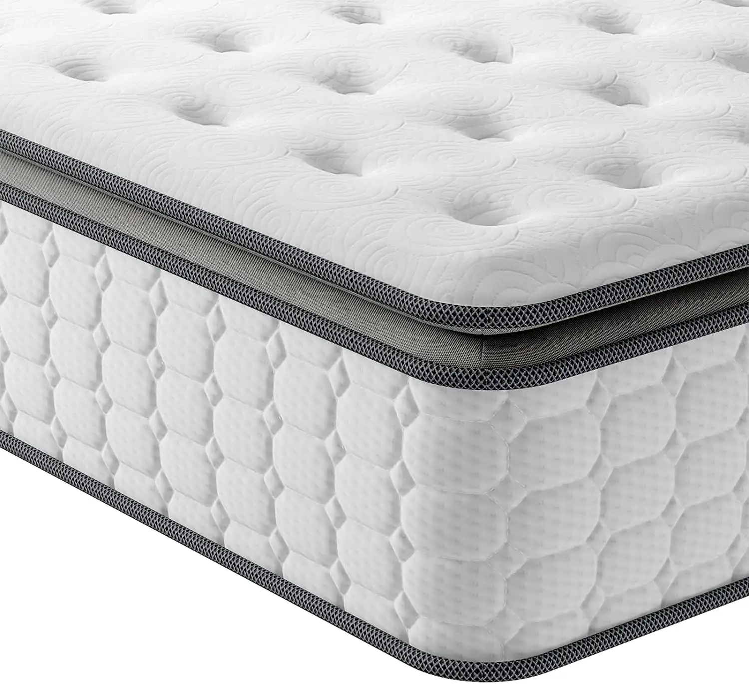 UK FR mattress factory price Gel memory foam mattress pocket bonnel spring all sizes for spring mattress rolled up in a box