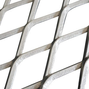 רשת מתכת מגולוונת מחוררת עם חורי יהלום לחיפוי חיצוני, לגריל דקורטיבי ואיכותי - Product Image 2