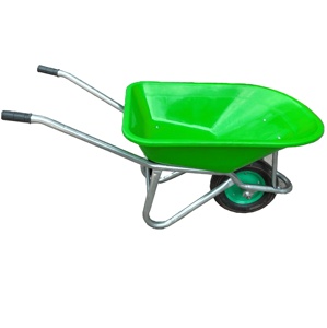 Haute qualité PhuLong Global PL-1054 fabriqué au Vietnam Durable solide brouette roue pneumatique en plastique plateau métallique garantie de 3 ans - Product Image 1