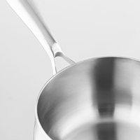 Marmite à soupe Lennon Classic en titane pur non revêtu, capacité 3-4L, pour aliments pour bébés, camping et cuisine